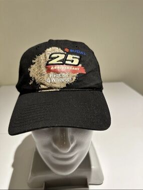 Suzuki 25th Anniversary Black Baseball Cap